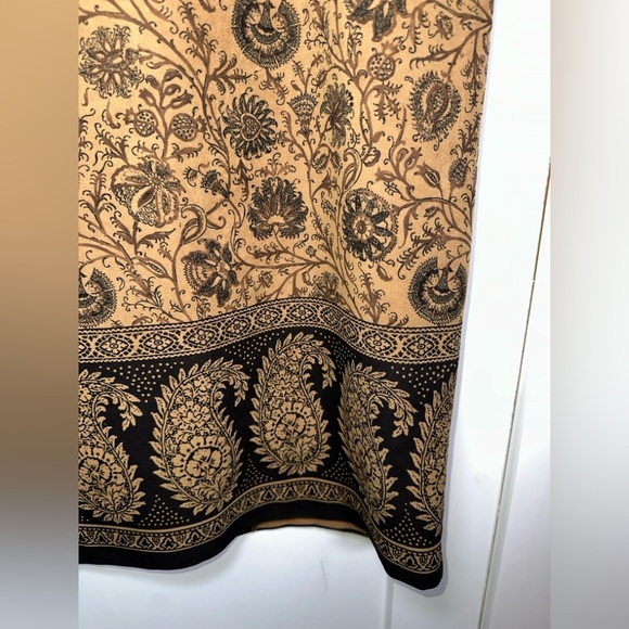 Briggs Floral Brown and Black Maxi Skirt - Picture 4 of 8